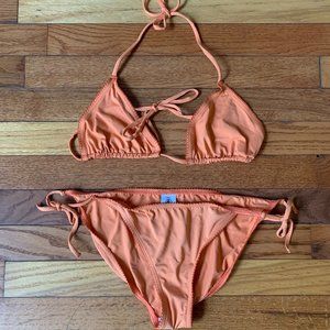 orange Petit Bateau bikini